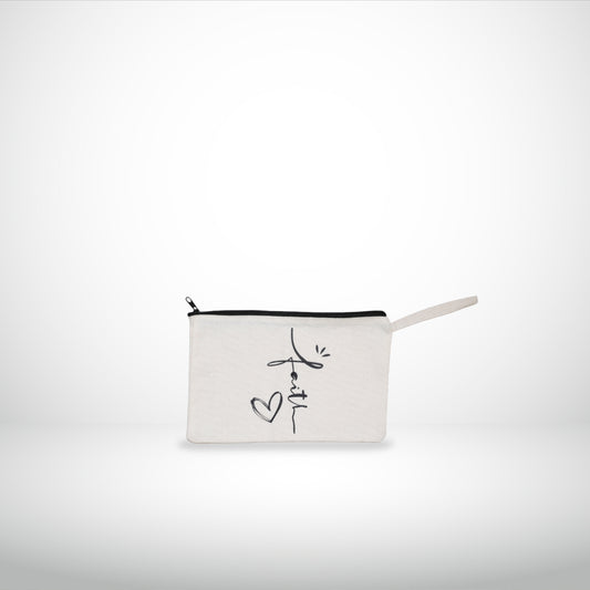 BASKILI CLUTCH ÇANTA